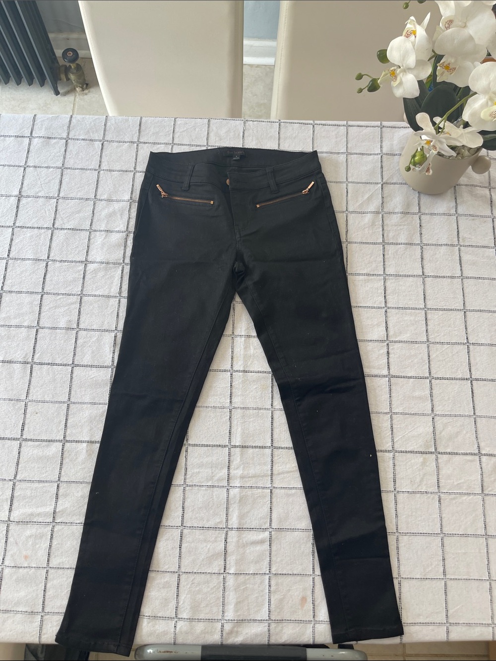 Fire Los Angeles Black Pants with Red Logo Tag